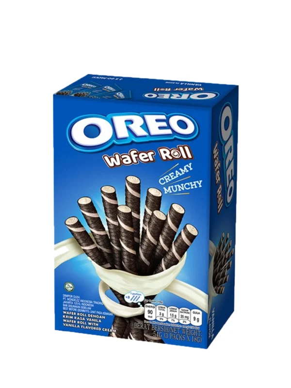 OREO VANILLA WAFER ROLL 54G