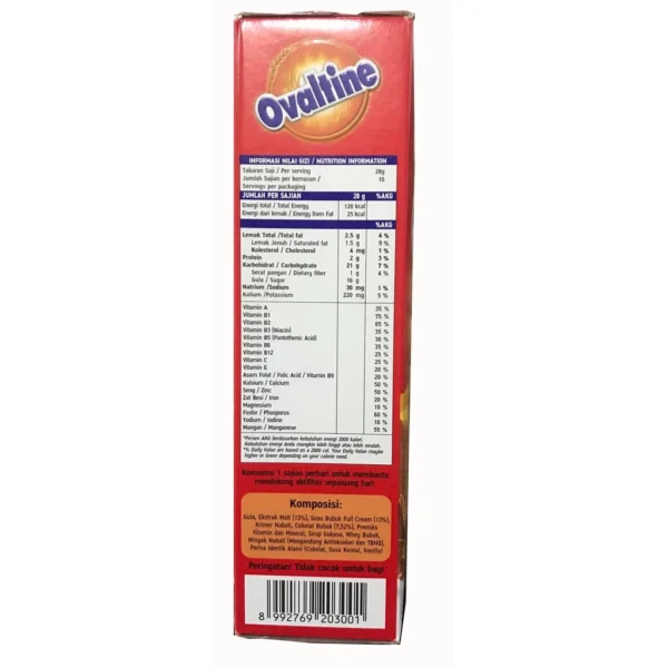 Ovaltine Power 10 Essential Nutrition Chocolate Malted Drink  With Calcium  Vitam and Minerals