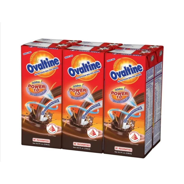 Ovaltine Power 10 Essential Nutrition Chocolate Malted Drink  With Calcium  Vitam and Minerals