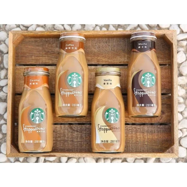 Starbucks Frappuccino Assorted Coffee Beverage in Glass Bottel Rrady to Drink 281ml
