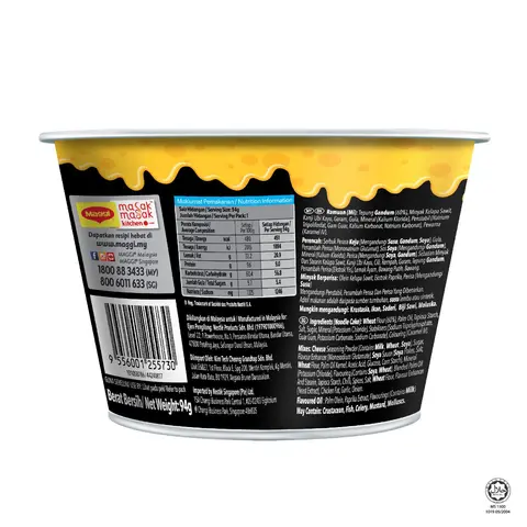 Maggi Pedas Giler Cheezy Volcano Bowl