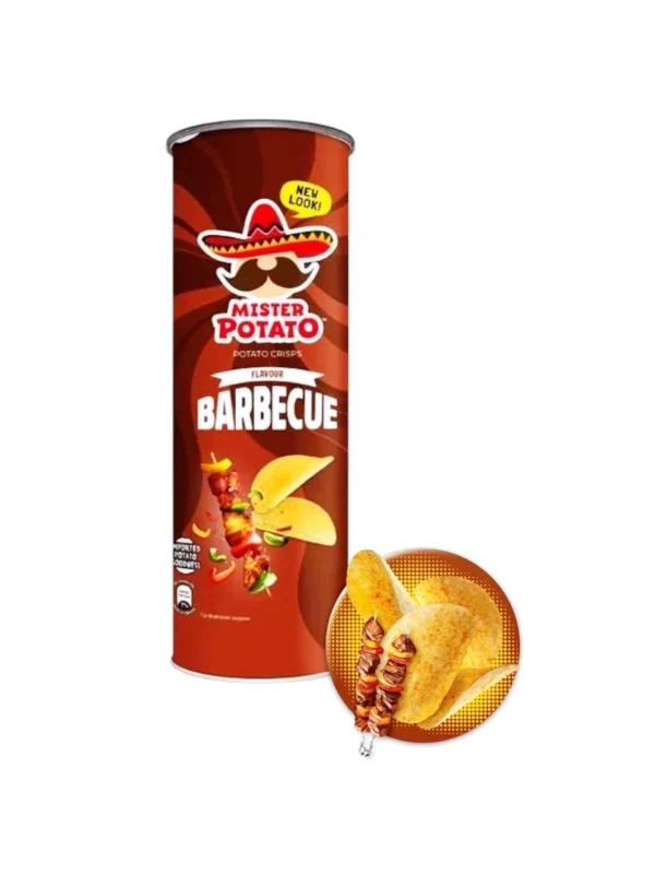 Mister Potato Barbeque Flavour Potato Crisps 125g