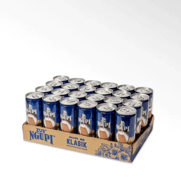 ZUS Ngupi Local Flavoured Canned Coffee   Klasik   24 cans