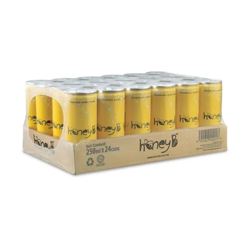 HoneyB Sparkling Honey Drink 24 x 250ml