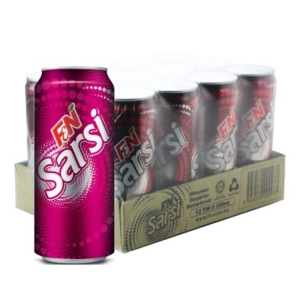 F N FUN FLAVOUR Sarsi Assorted 1 Carton 12 x 325ml