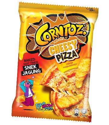Corntoz Crackers Mini Corn Snacks  Cheesy Pizza 15g