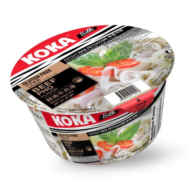 Koka Gluten Free tant Rice Fettuccine        beef pho  chicken abalone  laksa  spicy marinara