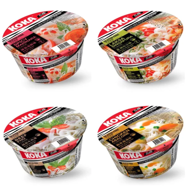Koka Gluten Free tant Rice Fettuccine        beef pho  chicken abalone  laksa  spicy marinara