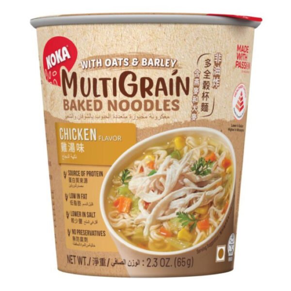 Koka Chicken Oats & Barley Noodles 65g