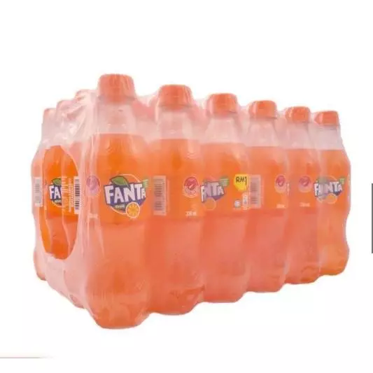 Fanta Minuman Botol Fanta Orange Grape Strawberry Laici Fruit Punch 250ml x 24 Halal Certified by JAKIM in Malaysia
