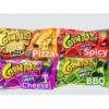 Corntoz Crackers Mini Corn Snacks z Spicy Smoky BBQZ Chilli Cheez Cheesy Pizza 15g x6pcs