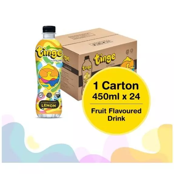 Spritzer Tinge   Flavoured Drink 24x450ml