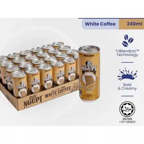 ZUS Ngupi Local Flavoured Canned Coffee   Klasik   24 cans