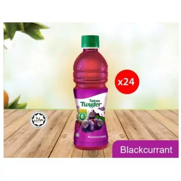 Tropicana Twister Orange   Apple   Blackcurrant 355ml x 24 Bottles Minuman Segar Rasa Buah Segar