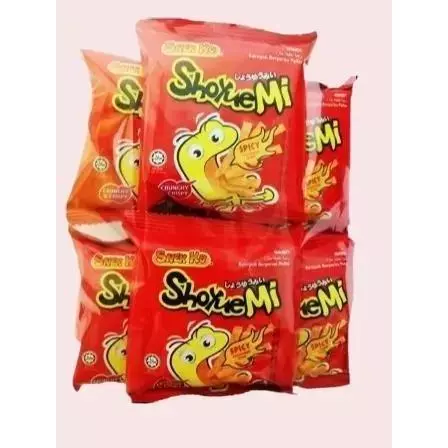Snek Ku ShoyueMi 14g x 6pcs small Pack snacks Spicy Original Seaweed Black Pepper